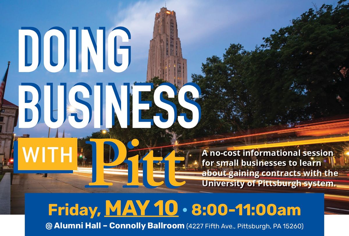 Doing Business With Pitt