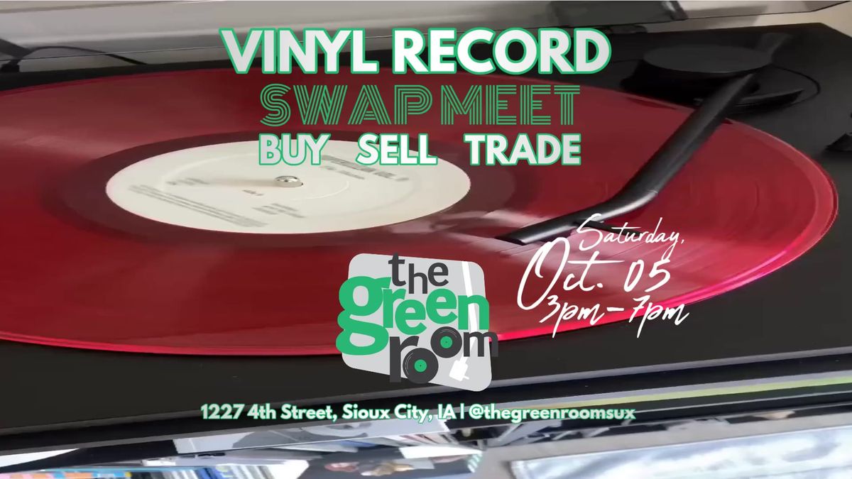 Vinyl Record Swap Meet at The Green Room