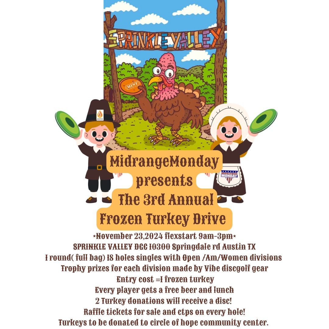 The Third Annual Midrange Monday Frozen Turkey Drive