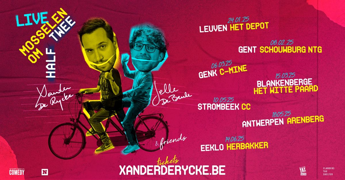 Xander De Rycke, Jelle De Beule & Friends - Mosselen om Half Twee LIVE