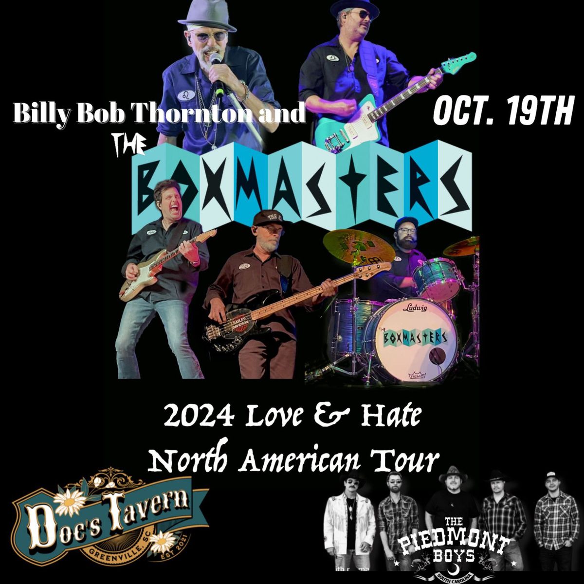 Billy Bob Thornton and the Boxmasters WSG The Piedmont Boys