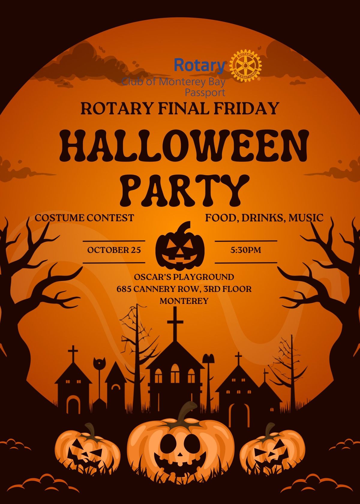 Rotary Final Friday Halloween Party