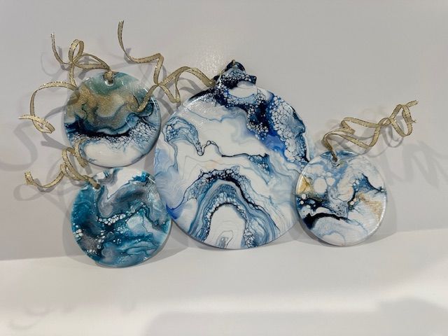 ArtsBonita - Fluid Art Ornaments!