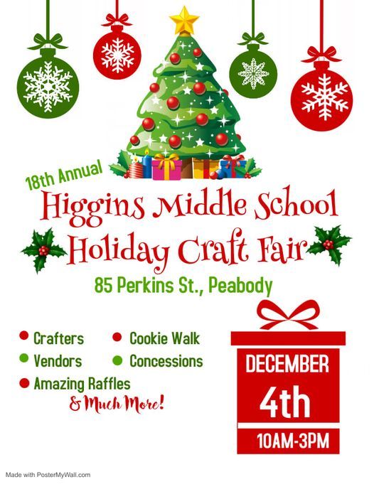 Higgins Middle School Craft Fair, J Henry Higgins Middle, Peabody, 4