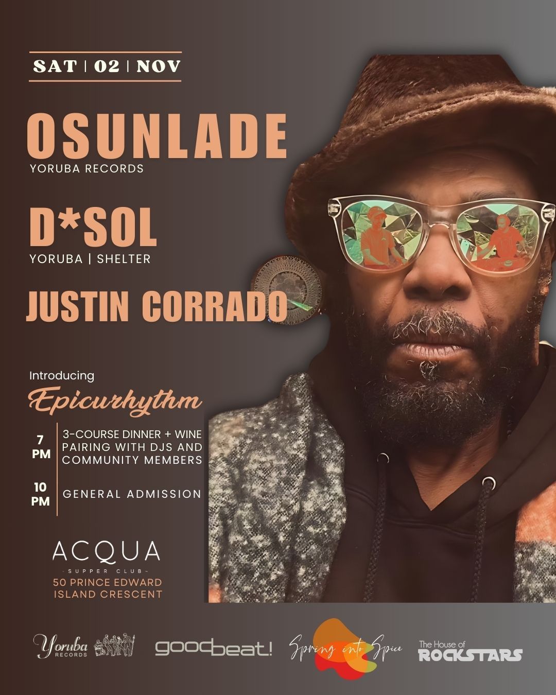 Osunlade, D*Sol, Justin Corrado 