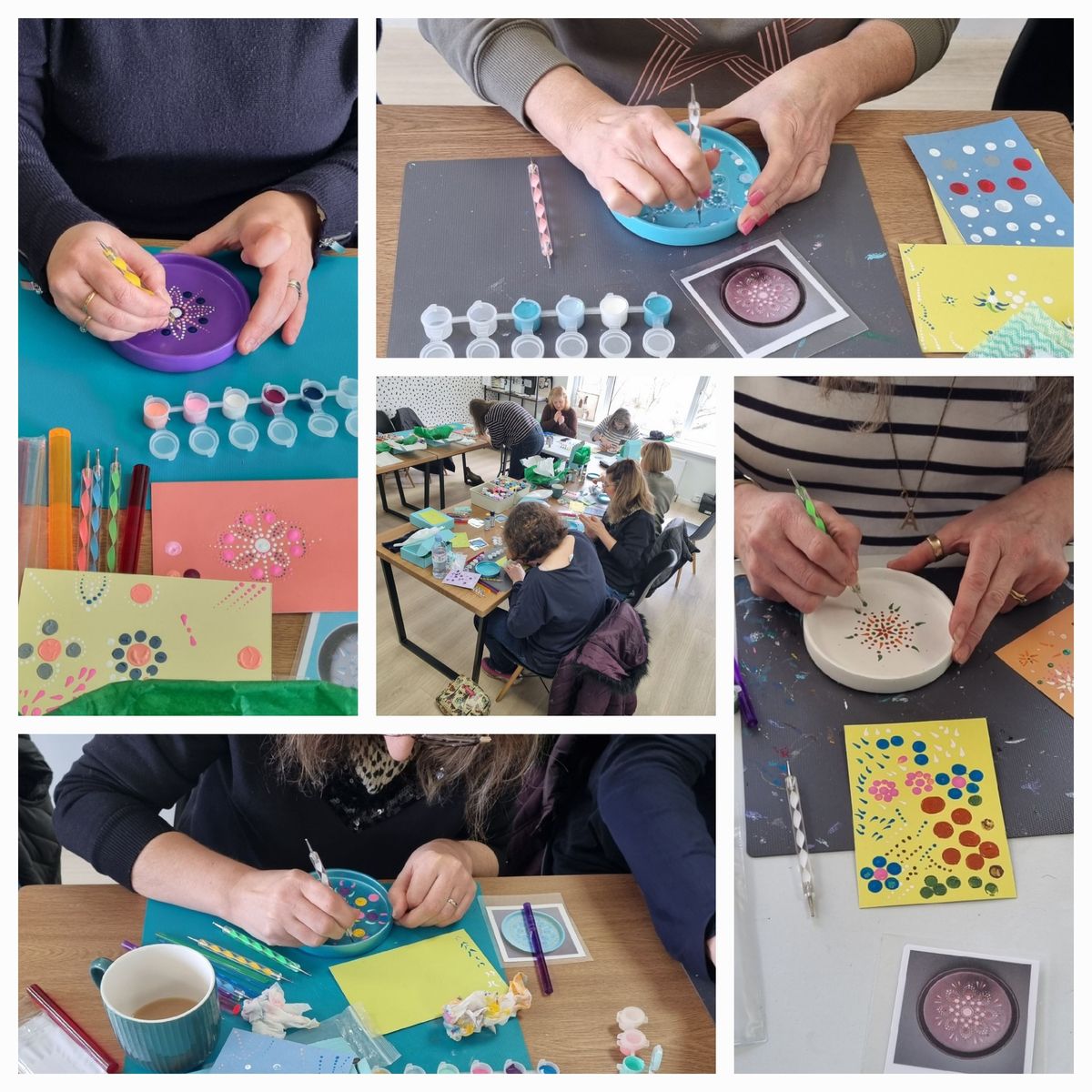 Dot Mandala Trinket Dish Workshop