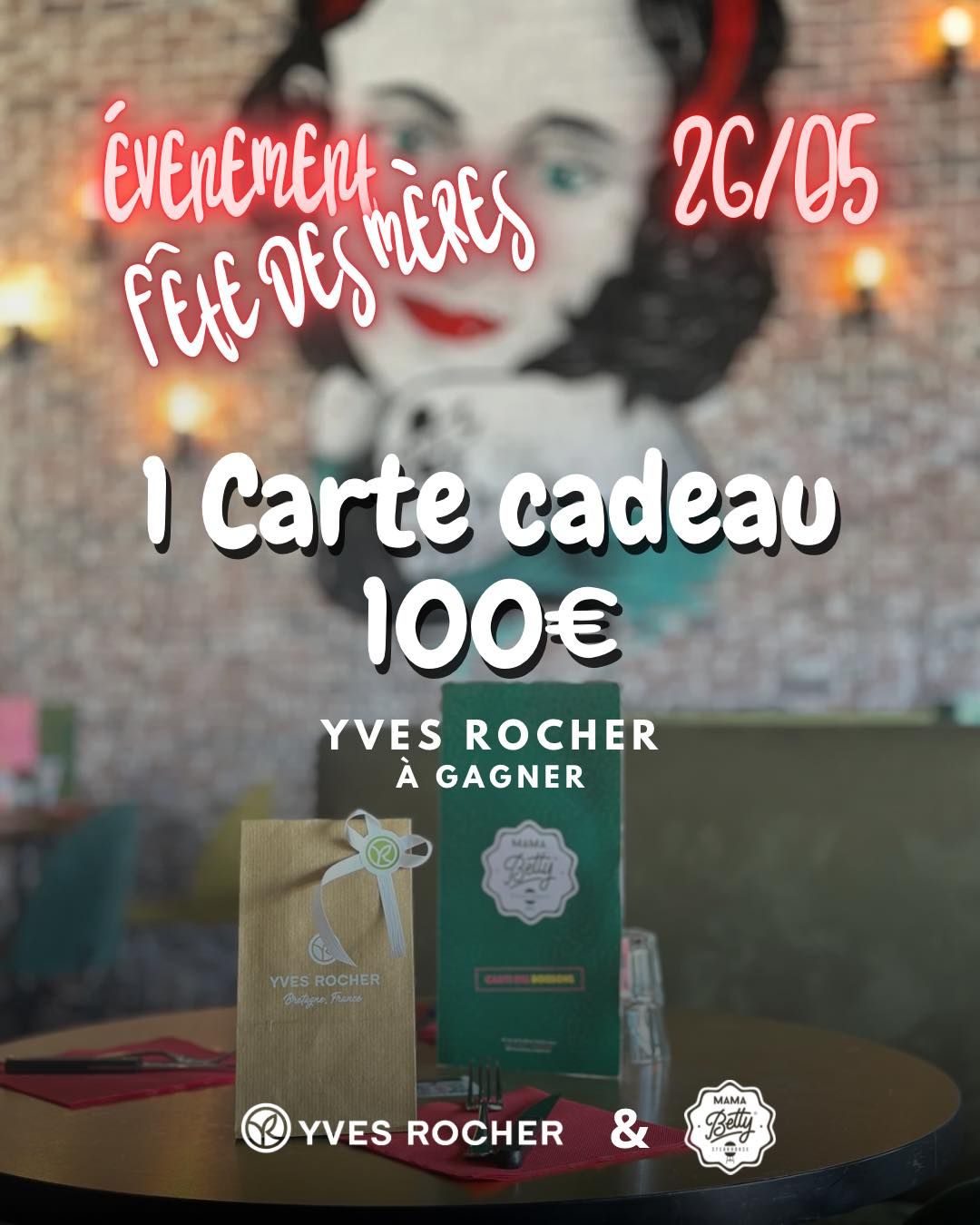 F\u00eate des m\u00e8res : 1 Carte cadeau de 100\u20ac \u00e0 gagner 