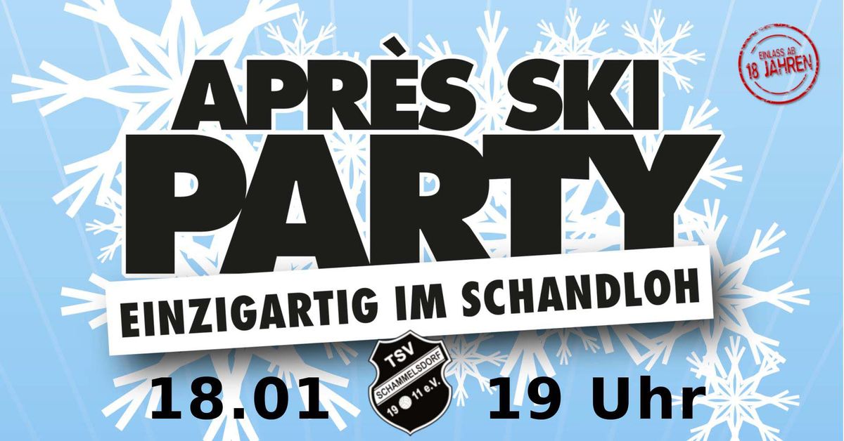 Apr\u00e8s-Ski Party 2025 des TSV Schammelsdorf