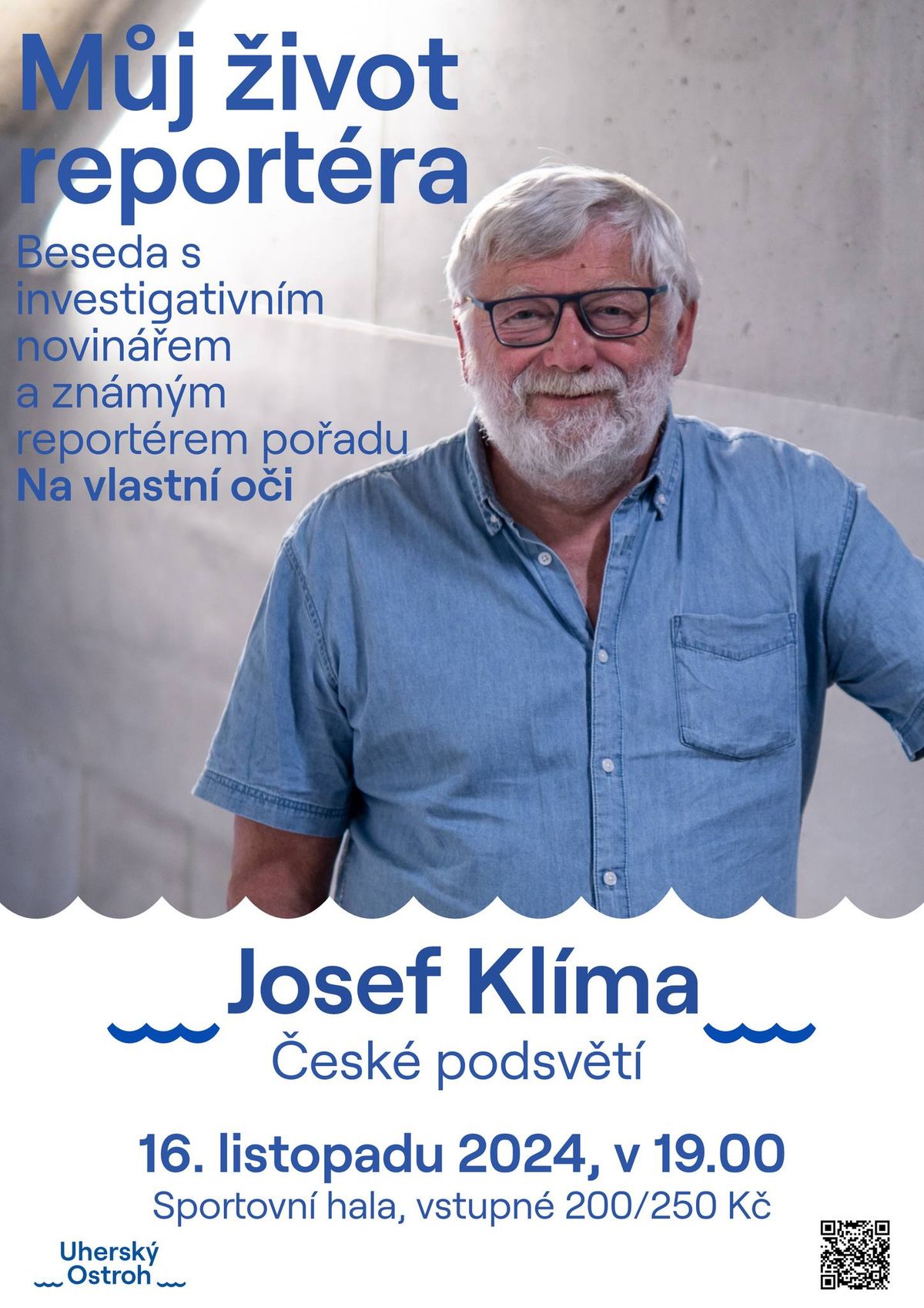 Josef Kl\u00edma - M\u016fj \u017eivot report\u00e9ra, \u010cesk\u00e9 podsv\u011bt\u00ed - beseda