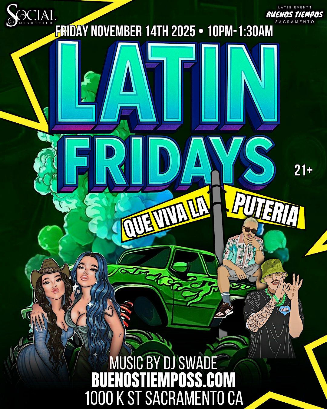 Buenos Tiempos Presents Latin Fridays at Social