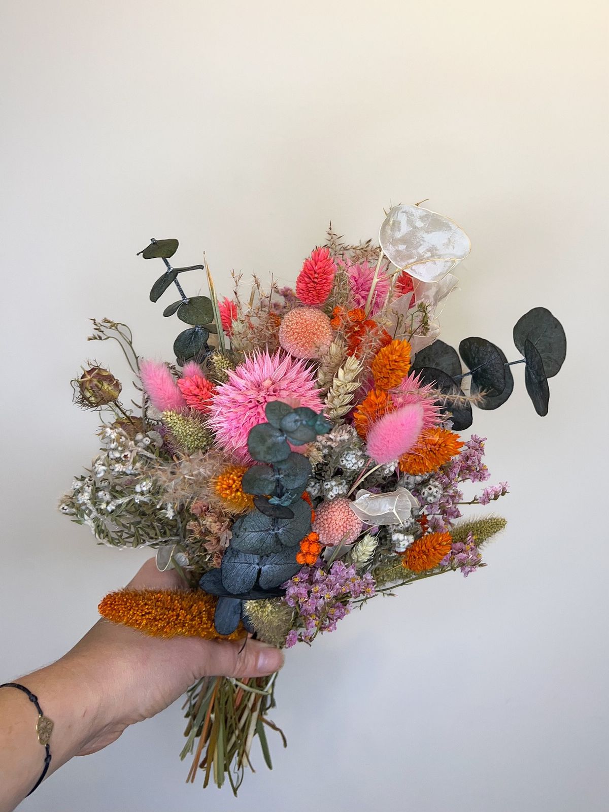 Create a hand-tied dried flower bouquet at this hands-on workshop!