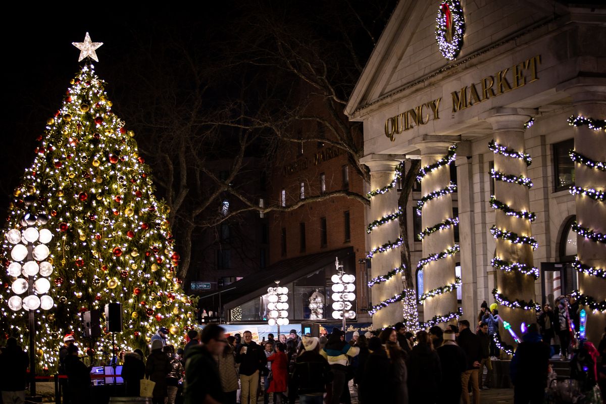 Quincy Market Tree Lighting 