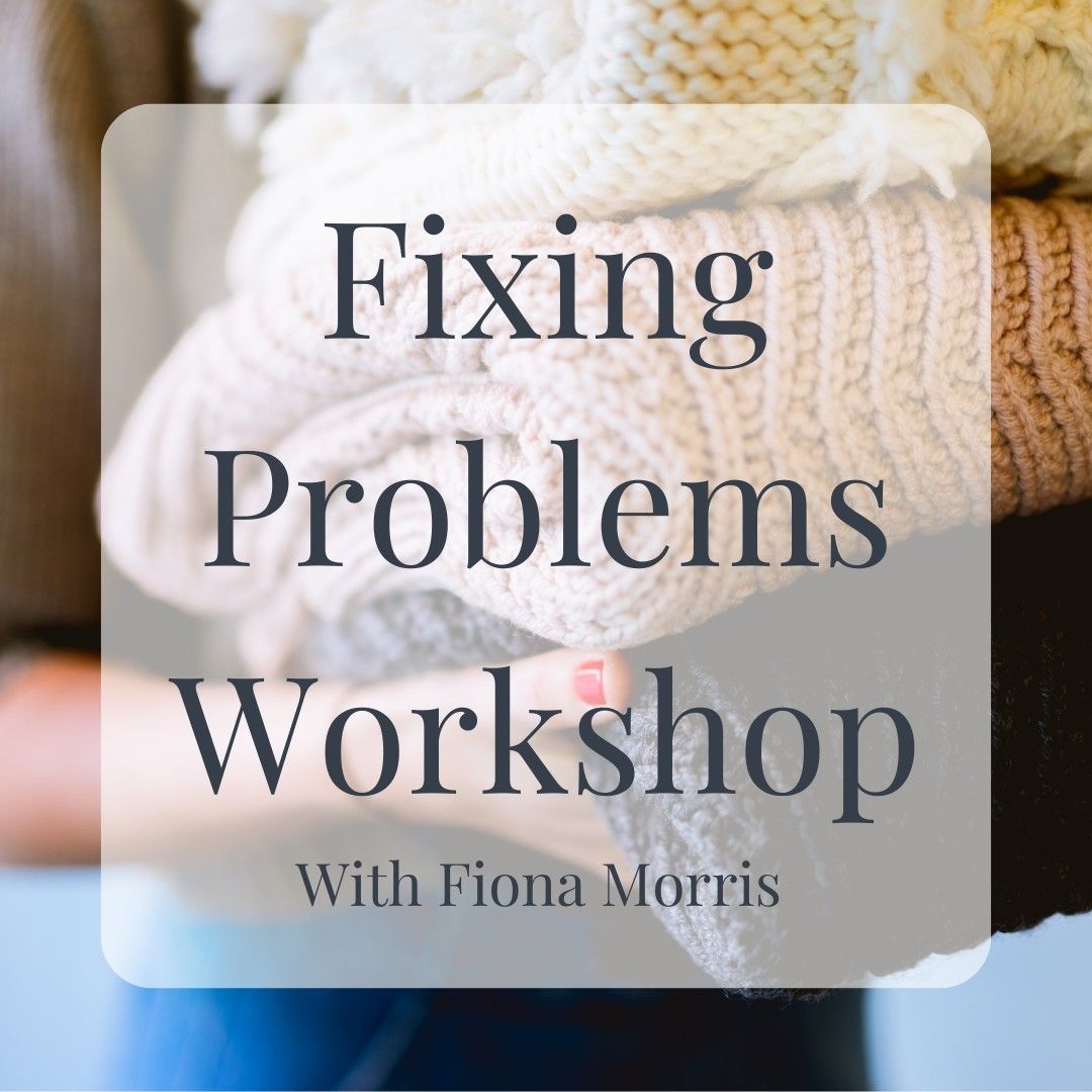 Fixing Problems in Knitting with Fiona Morris