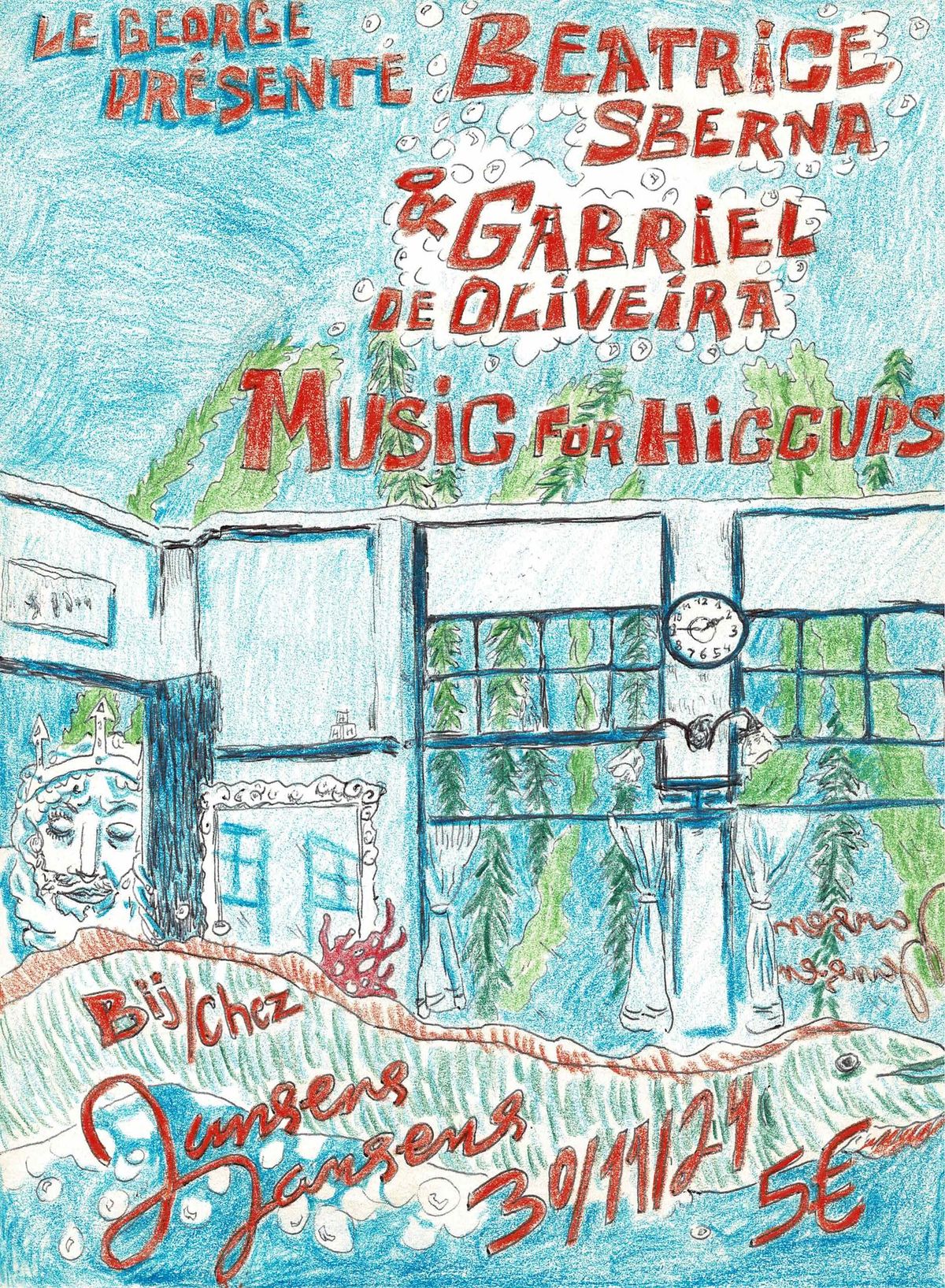 Le George Pr\u00e9sente: Beatrice Sberna&Gabriel de Oliveira duo, Music for Hiccups