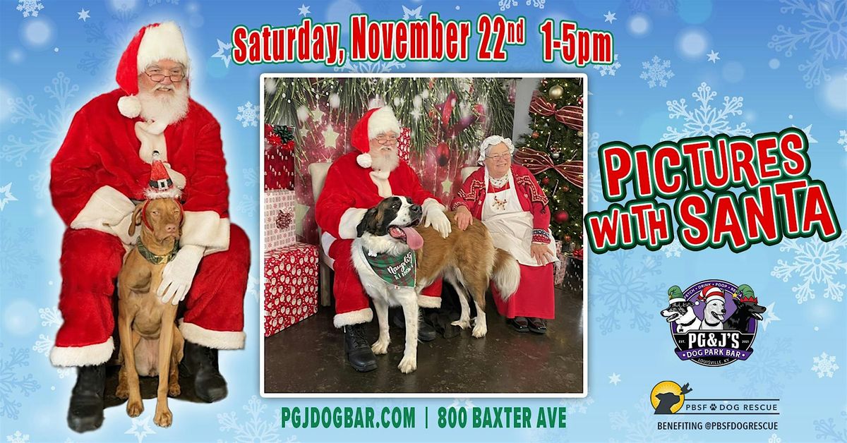 Pictures with Santa Paws
