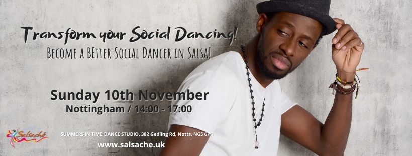 TRANSFORM YOUR SALSA SOCIAL DANCING with Tamba! \u2605 SUNDAY 10th November \u2605 2pm to 5pm \u2605 Nottingham 