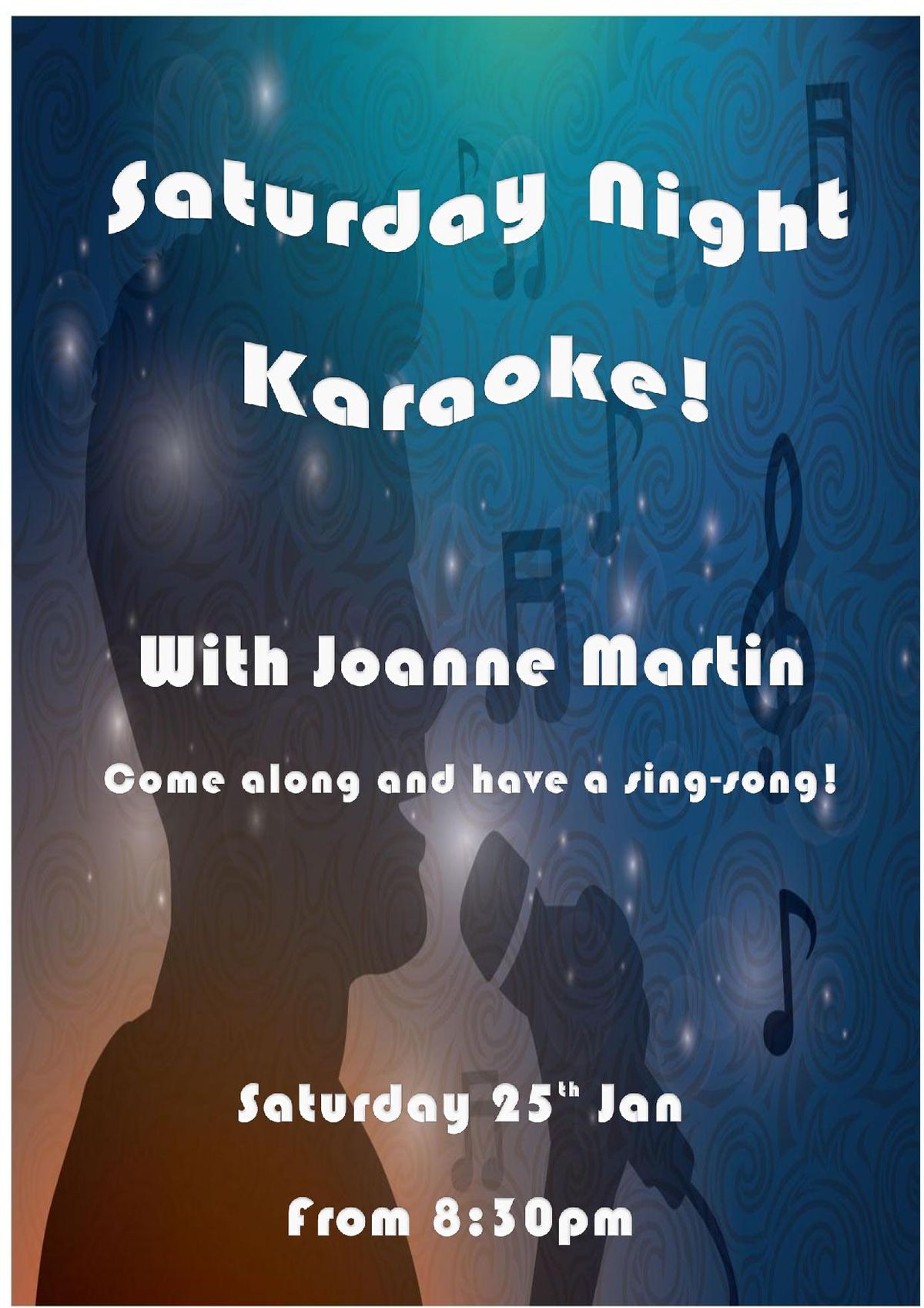 Karaoke with Joanne Martin