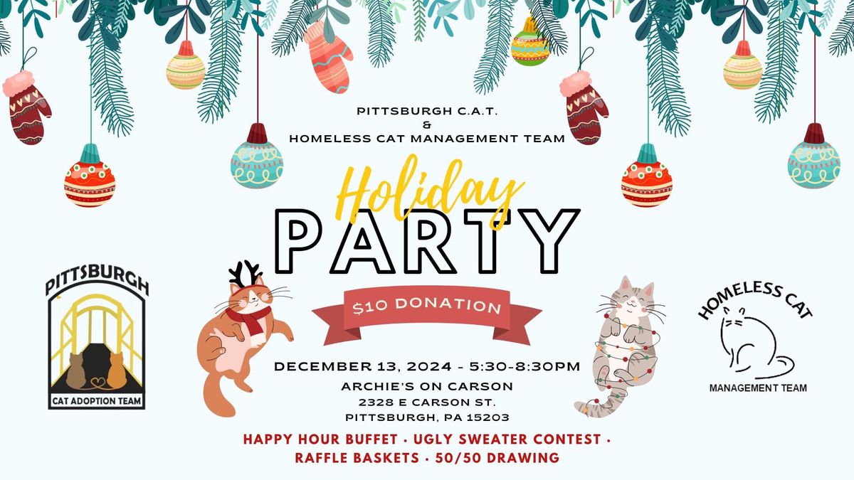 Pgh Cat and HCMT Holiday Happy Hour