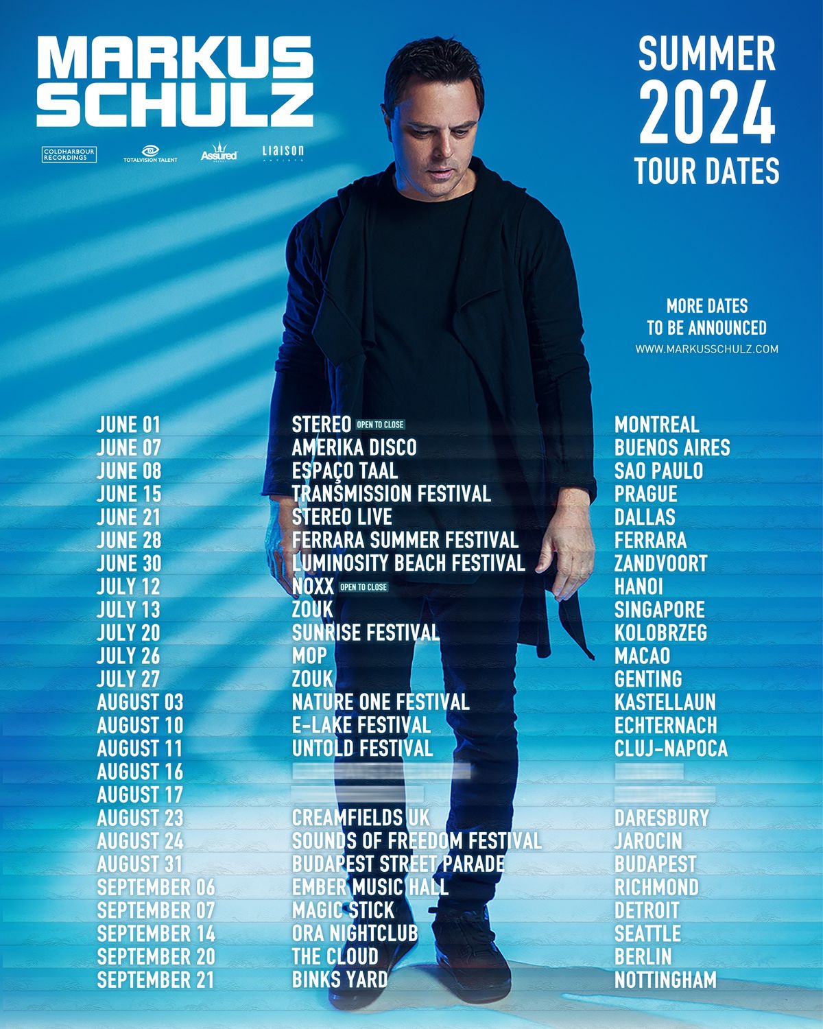 Markus Schulz Summer tour 2024 at Ora