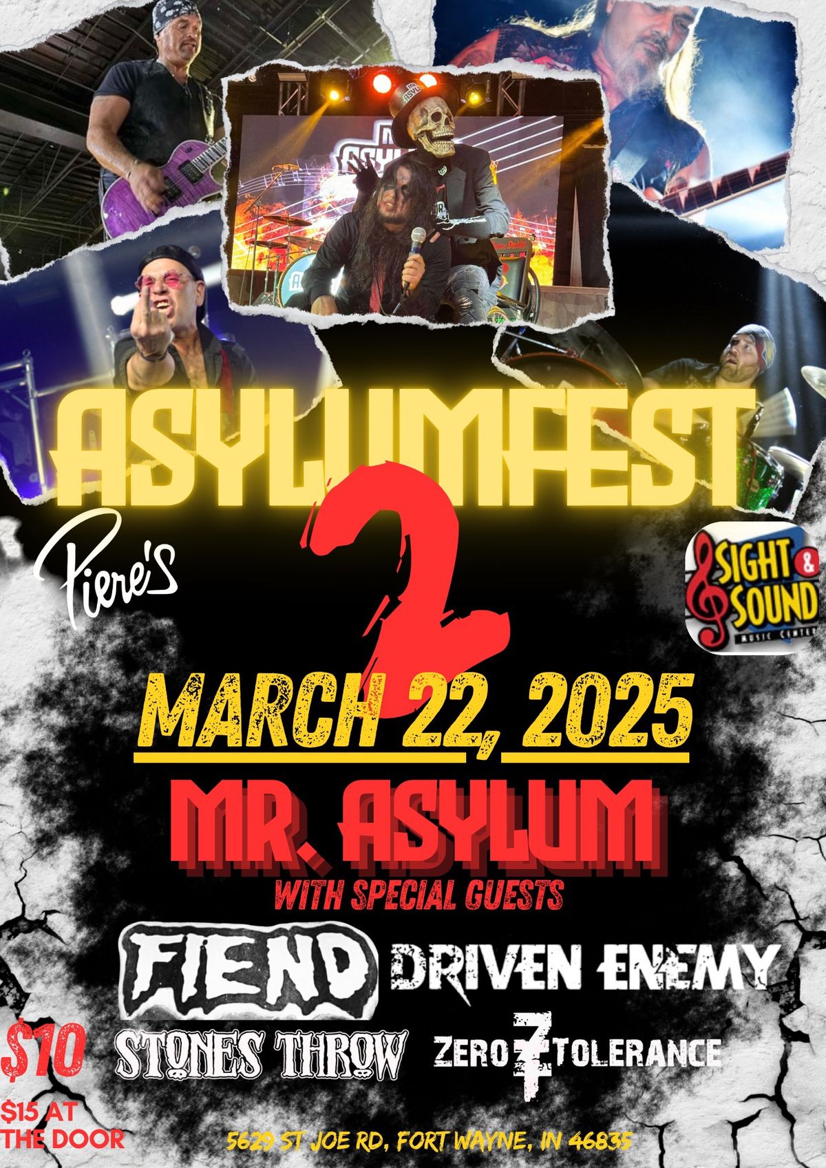 AsylumFest 2!!!! Live at Piere\u2019s!!!