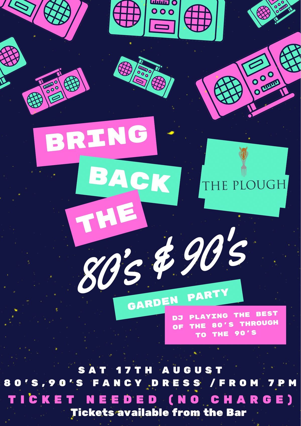 Bring Back The 80s & 90s Garden Party \ud83c\udf88