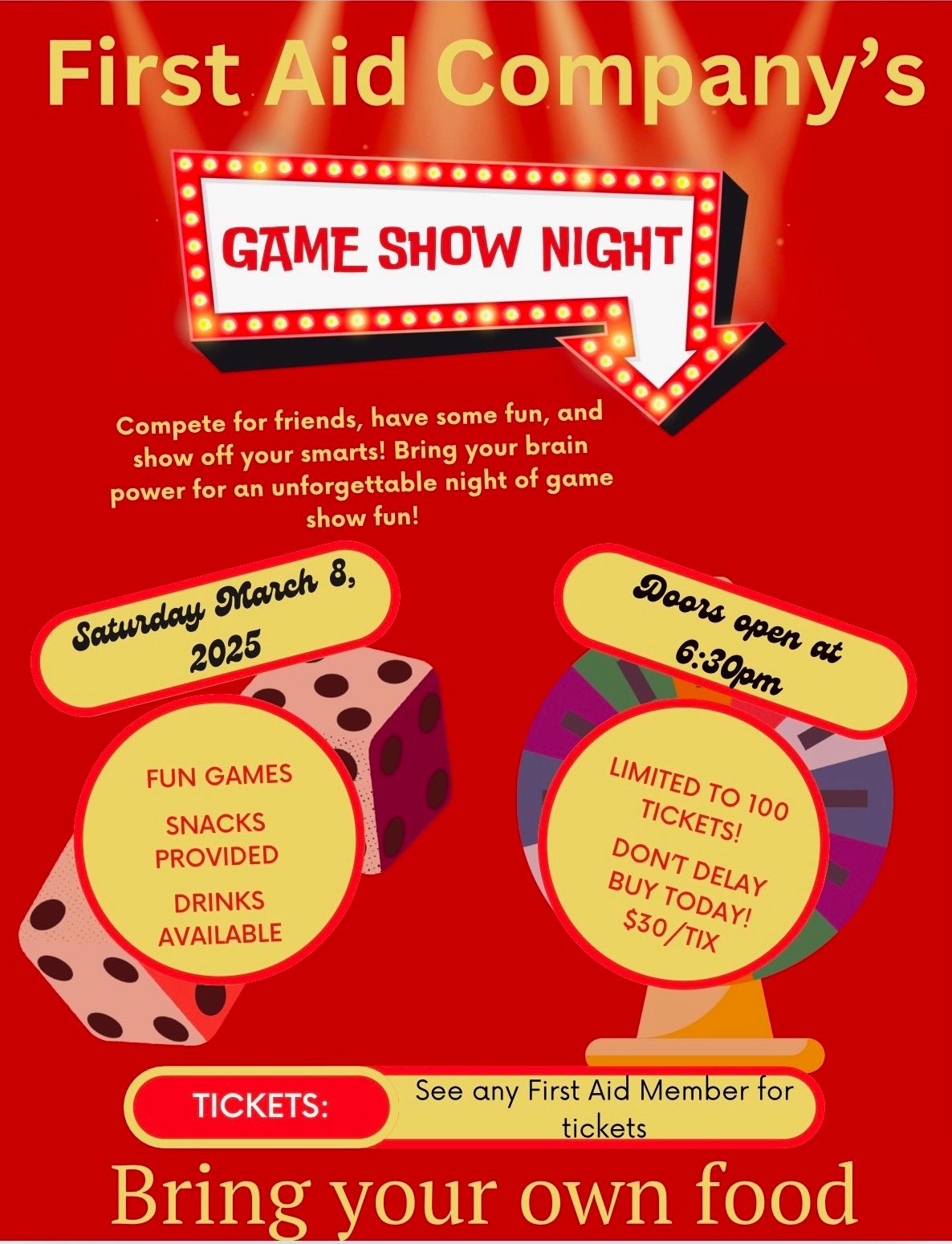 Baldwin First Aid\u2019s 2nd Annual Game Night