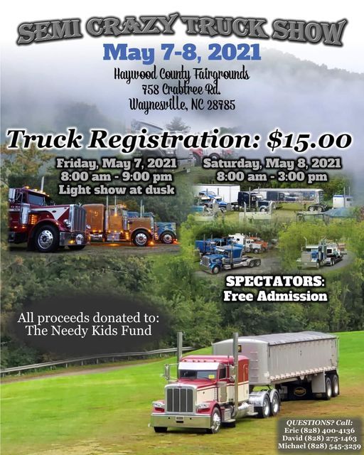 SEMI CRAZY TRUCK SHOW, Smoky Mountain Event Center, Waynesville, 7 May