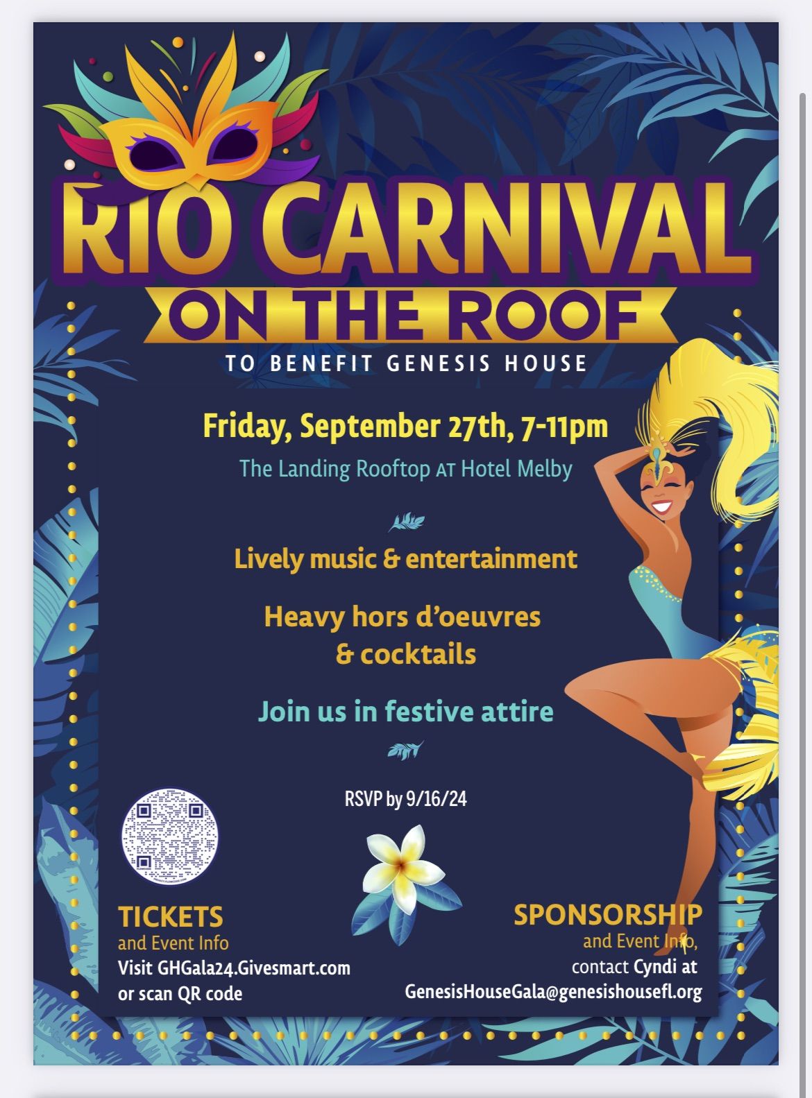 Rio Carnival on the Roof: Gala for Genesis House 