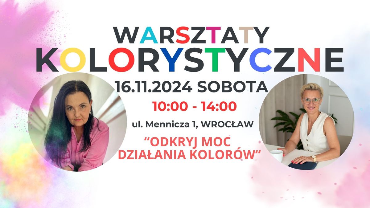 Odkryj Moc Kolor\u00f3w - WROC\u0141AW - Warsztaty dla Kobiet