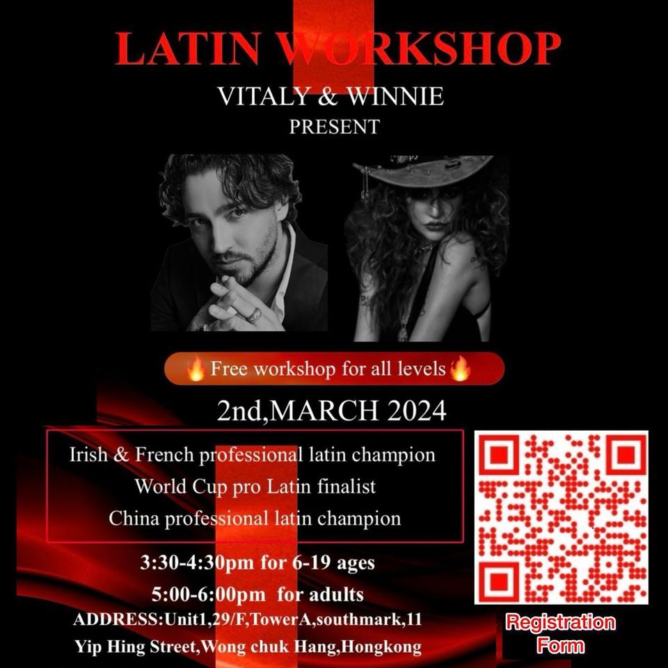 FREE Latin Workshop presented by Vitaly & Winnie @AD Ballet