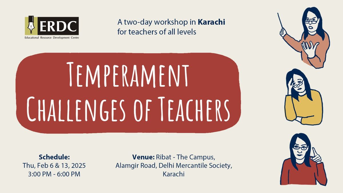 Temperament Challenges of Teachers | Workshop in Karachi