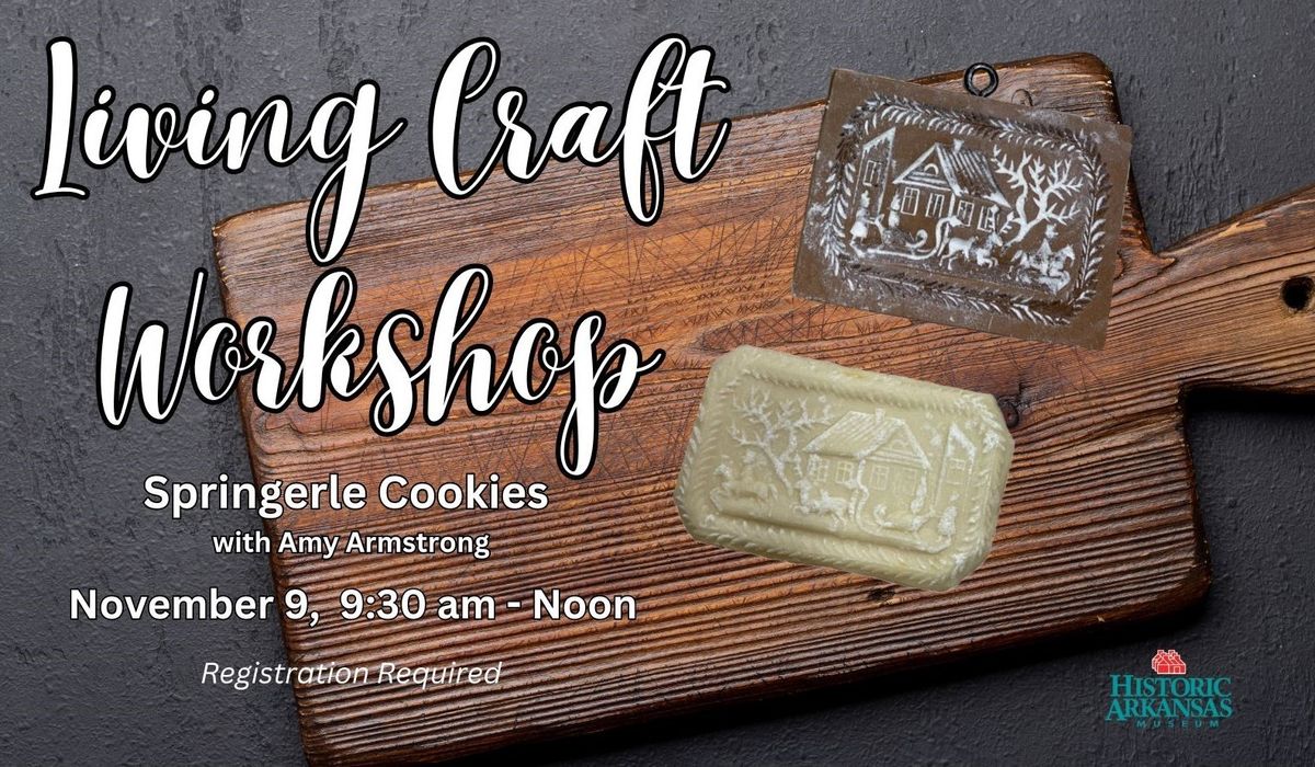 LIVING CRAFT WORKSHOP: Springerle Cookies