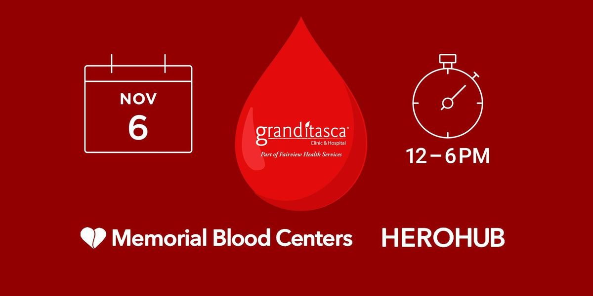 Blood Drive hosted by GIVS (Grand Itasca Volunteer Services)