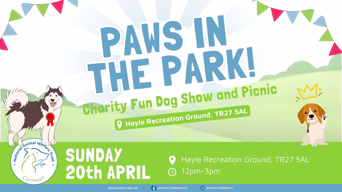 Paws in the Park: Fun Dog Show and Picnic!