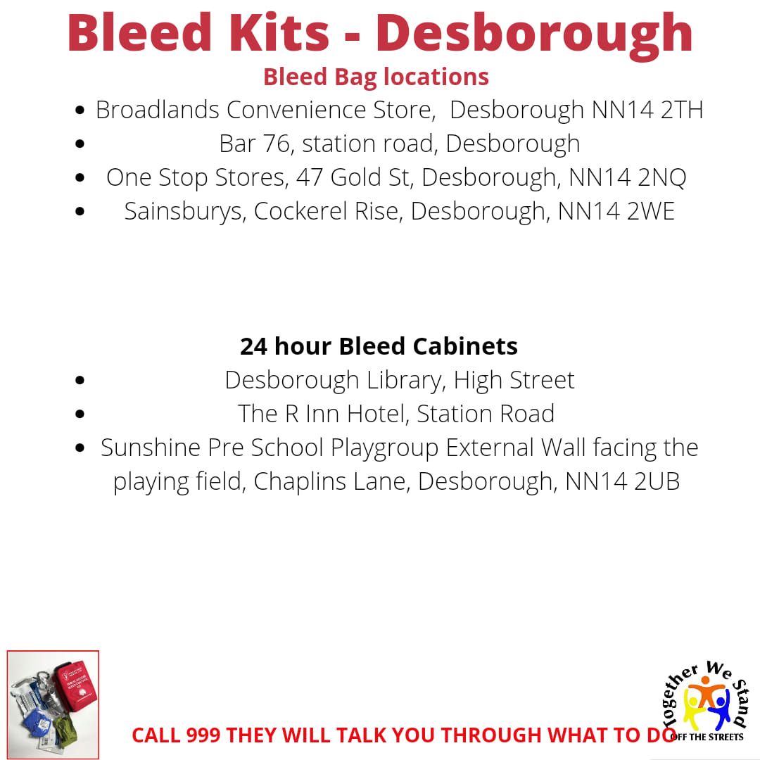 FREE critical bleed control training-Desborough 