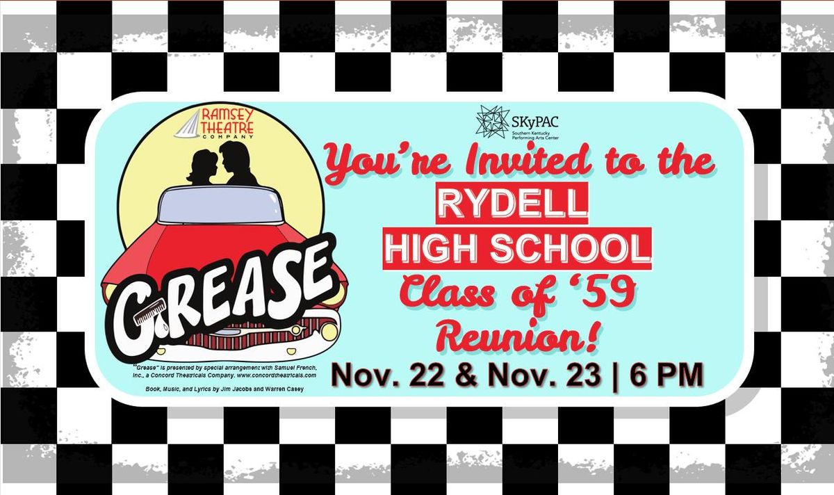 Rydell High Class of 59' Reunion (Ramsey Theatre Company's Grease Pre-Party)