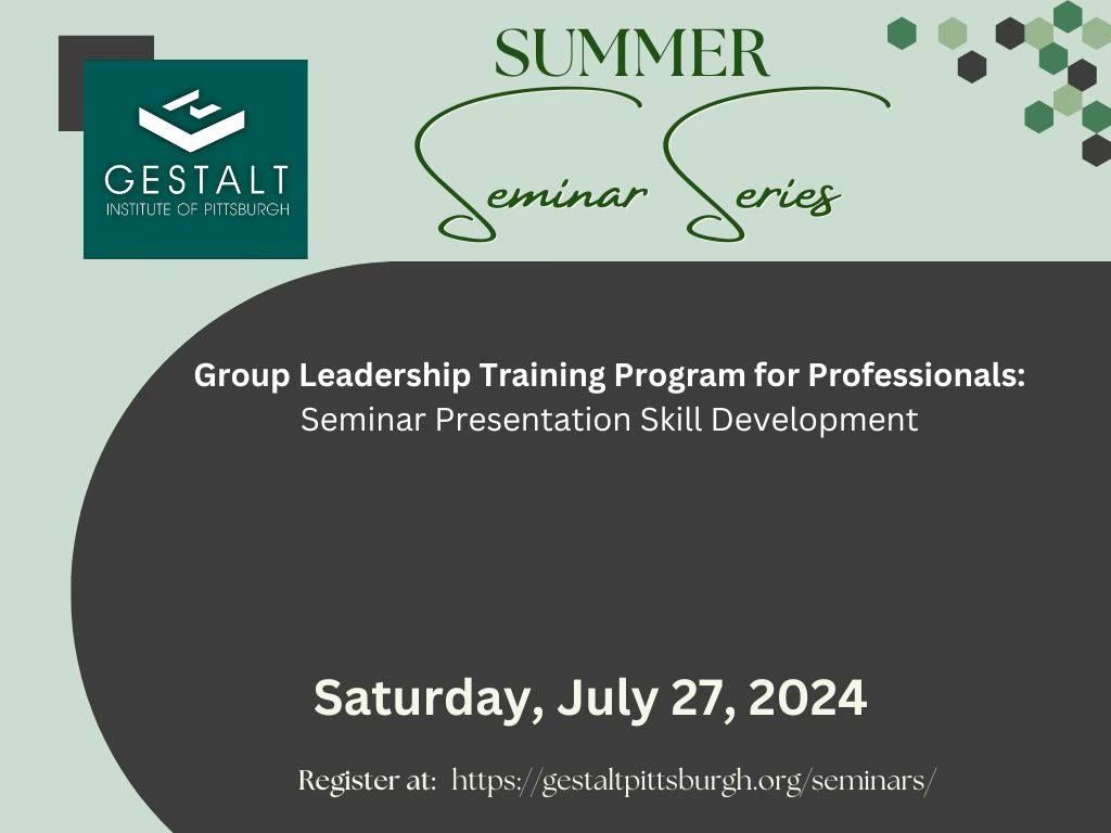 Group Leadership Training Program for Professionals: Seminar Presentation Skill Development