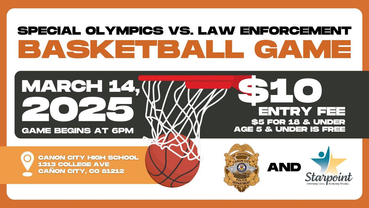 Hoops for a Cause: Special Olympics VS Law Enforcement Basketball Game