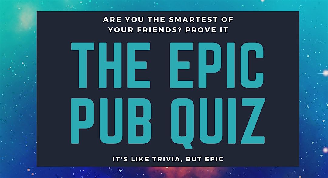 FREE Epic Pub Quiz Trivia @ Altar Society!