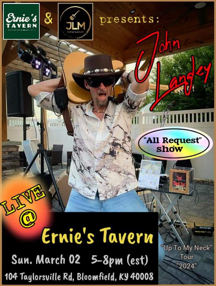 "John Langley" LIVE @ Ernie's Tavern 