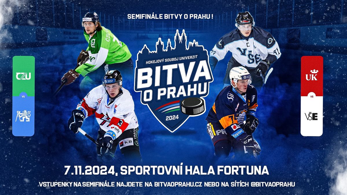 HSU: Bitva o Prahu 2024 \ud83d\udd25 \u010cVUT vs \u010cZU, V\u0160E vs UK 