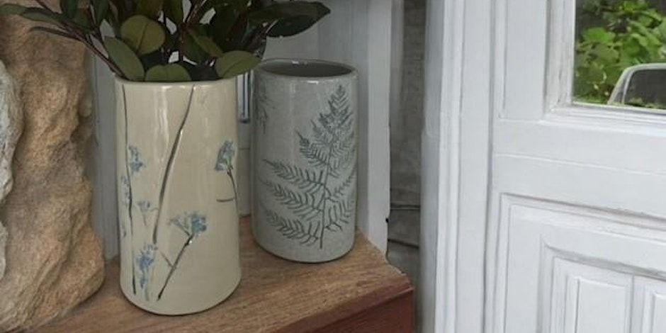 Botanical Imprint Vase