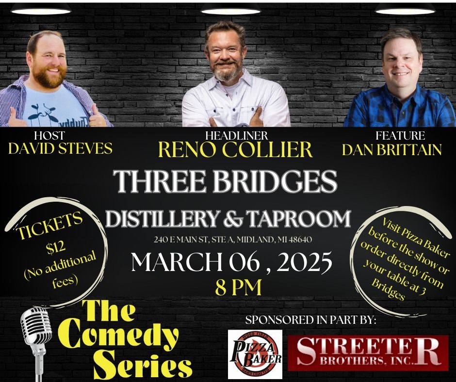 Comedy Show -Three Bridges Distillery & Taproom- Midland