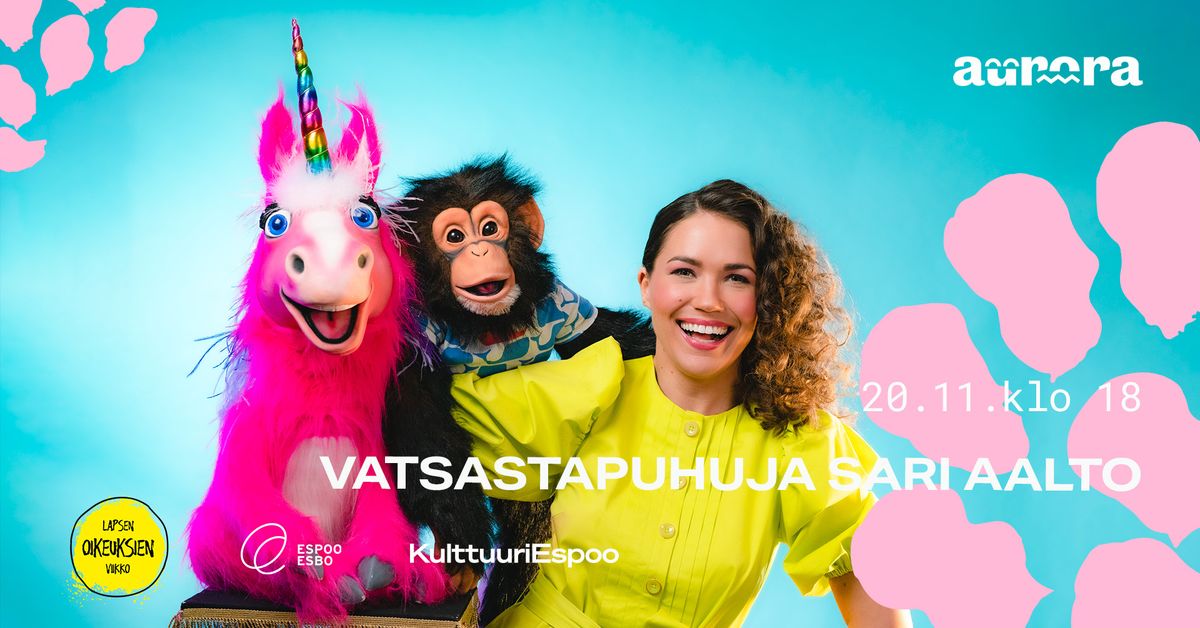 Vatsastapuhuja Sari Aalto | Lapsen oikeuksien p\u00e4iv\u00e4