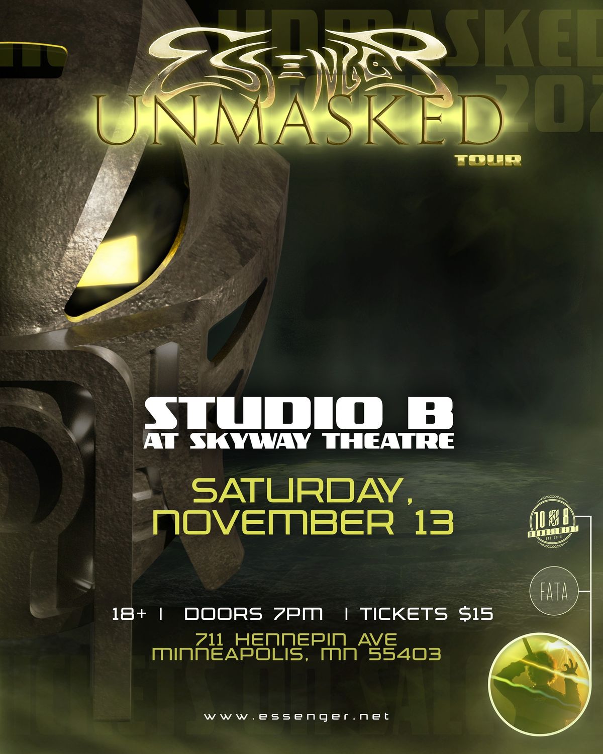 Essenger - Unmasked Tour - Studio B