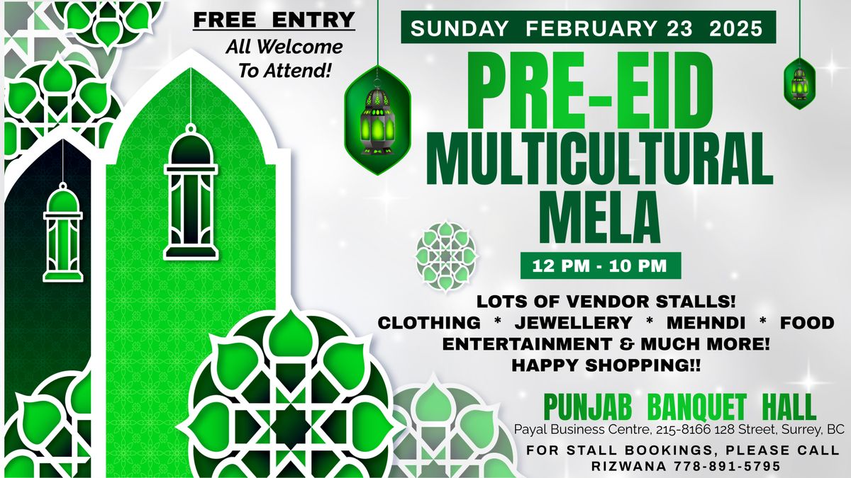 PRE-EID MULTICULTURAL MELA