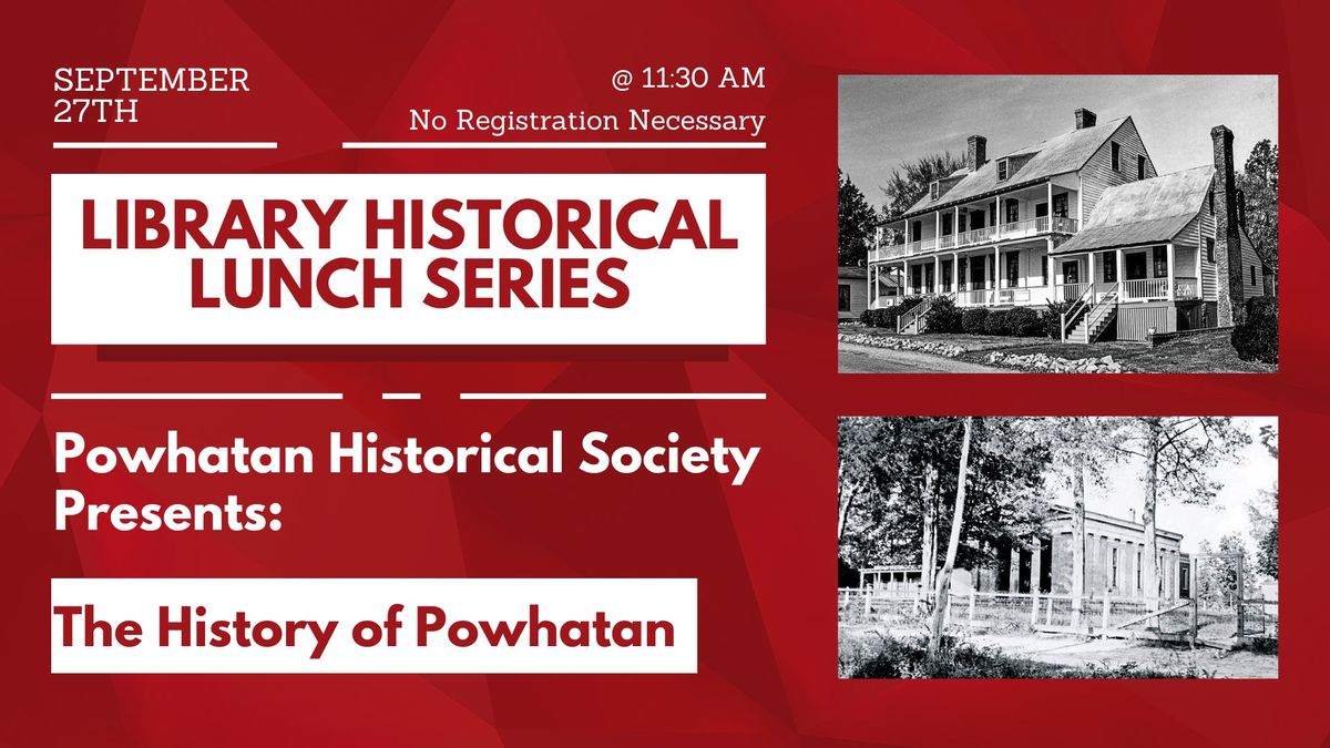 Library Historical Lunch Series