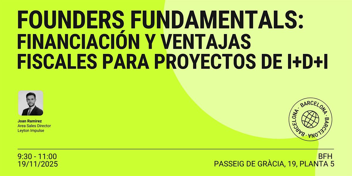 Tu innovaci\u00f3n se premia: Financiaci\u00f3n y ventajas fiscales I+D+i