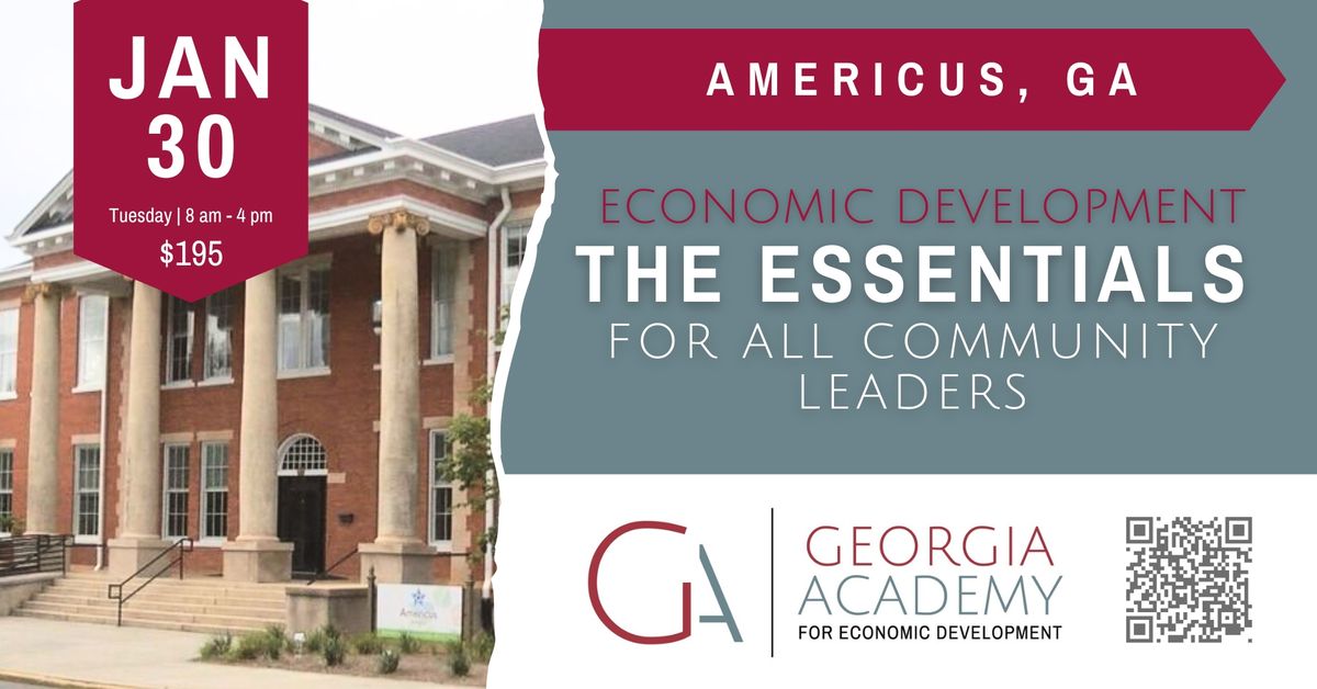 Economic Development: The Essentials | Americus, GA