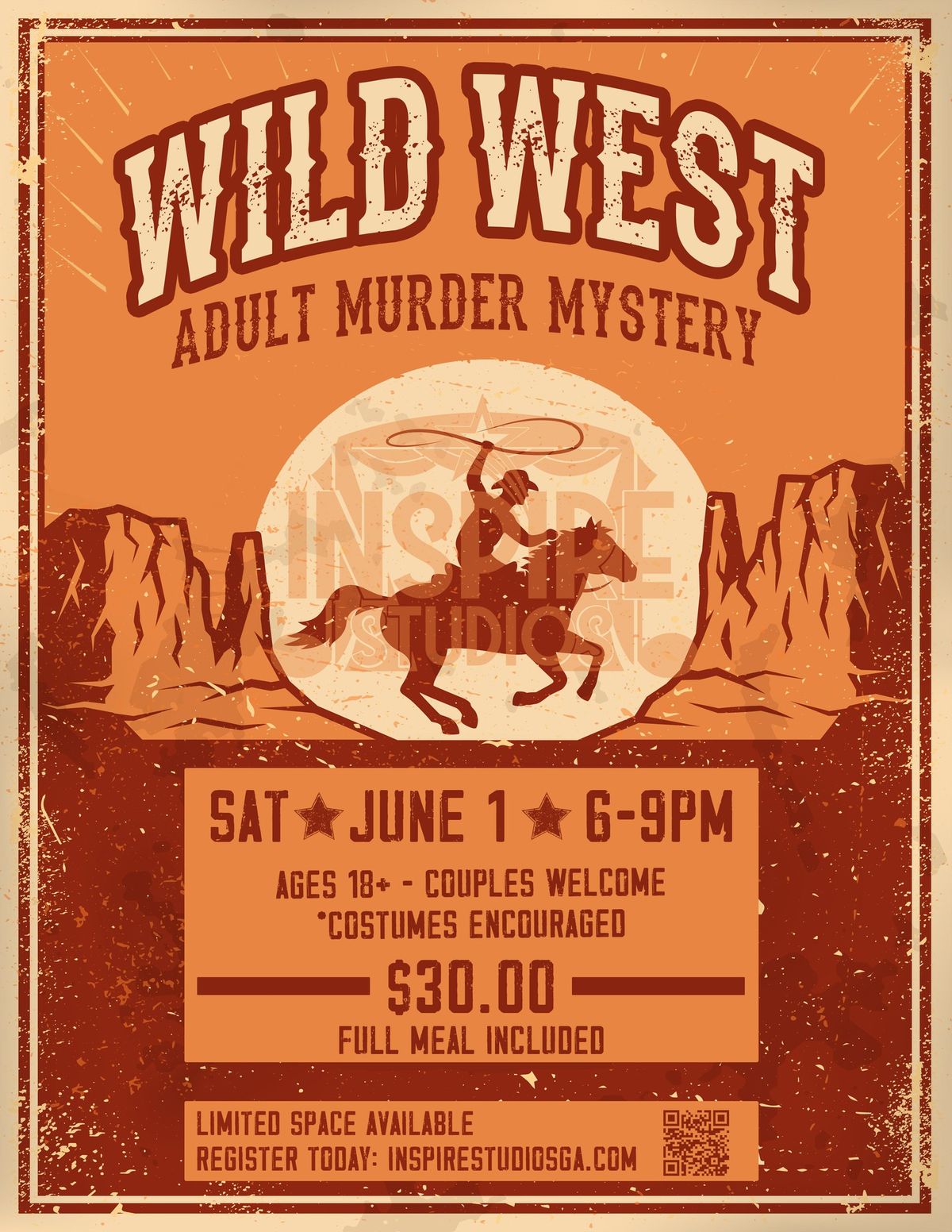 Wild West Adult Murder Mystery